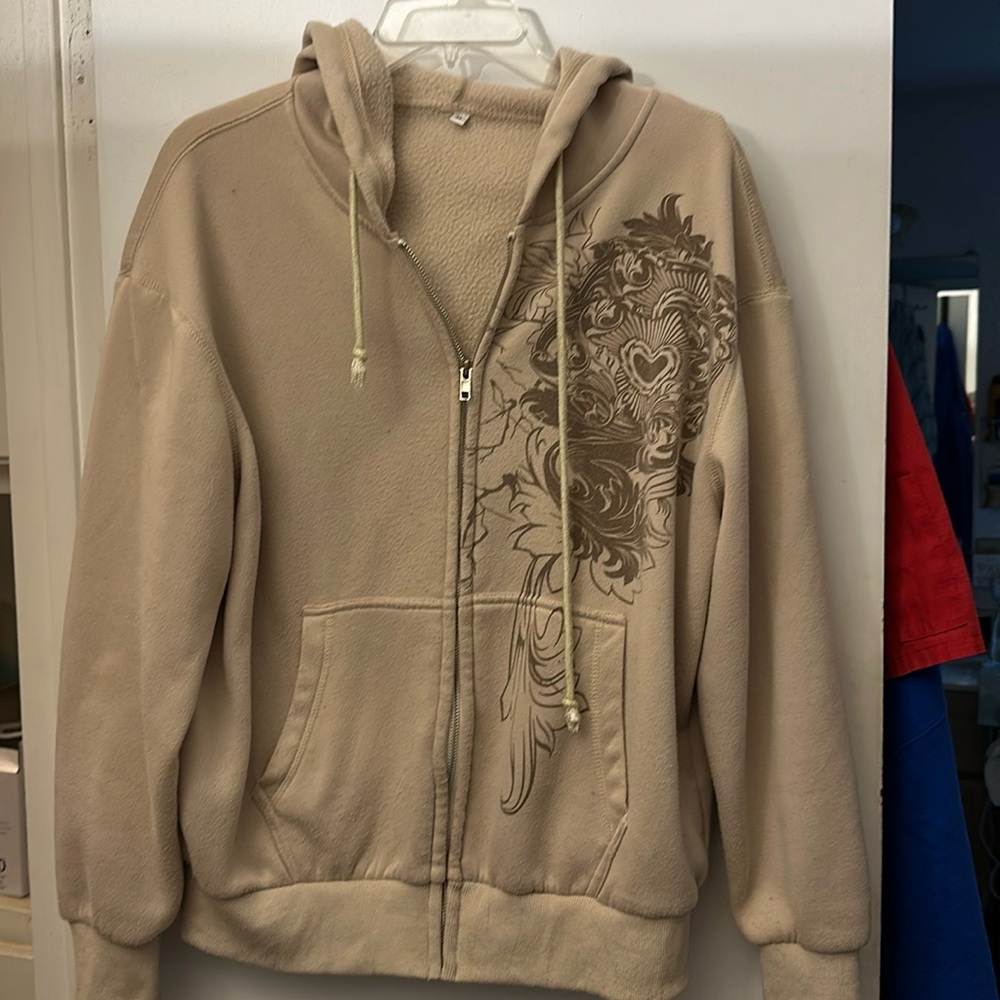 Women’s Oversized sweatshirt/zip up hoodie